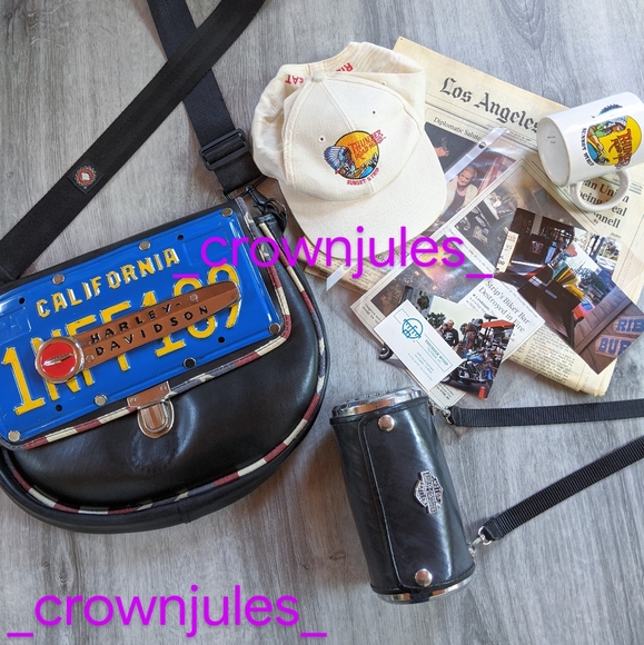 💎💗 Harley Davidson Rare Vintage 1990's Bag Lot - Picture 6 of 7